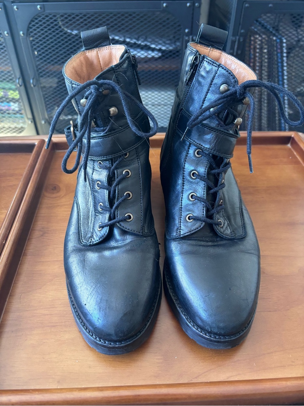 Sezane boots - lightly used